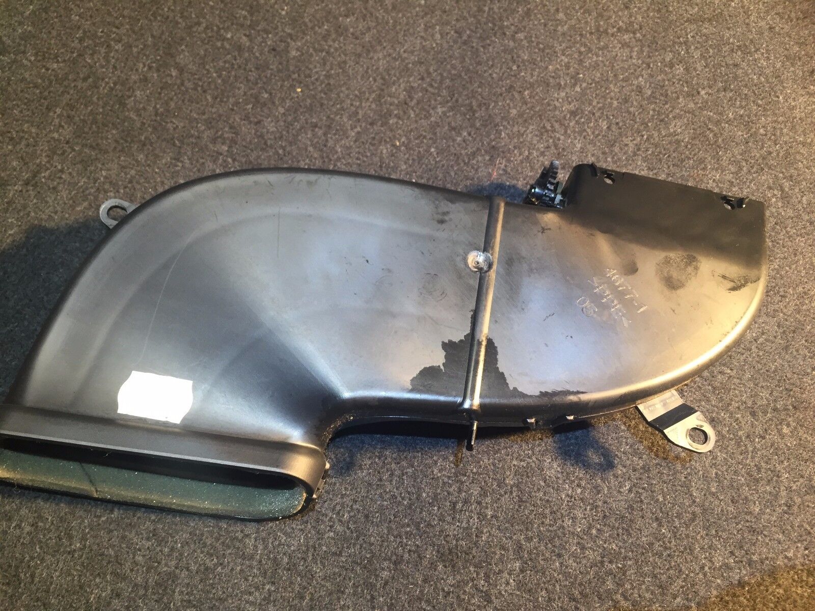 2002-2005 BMW 745i E65 Right Passenger Side Pillar Panel Air Duct OEM 6913324 - Genuine Replacement Part for Interior Climate Control System