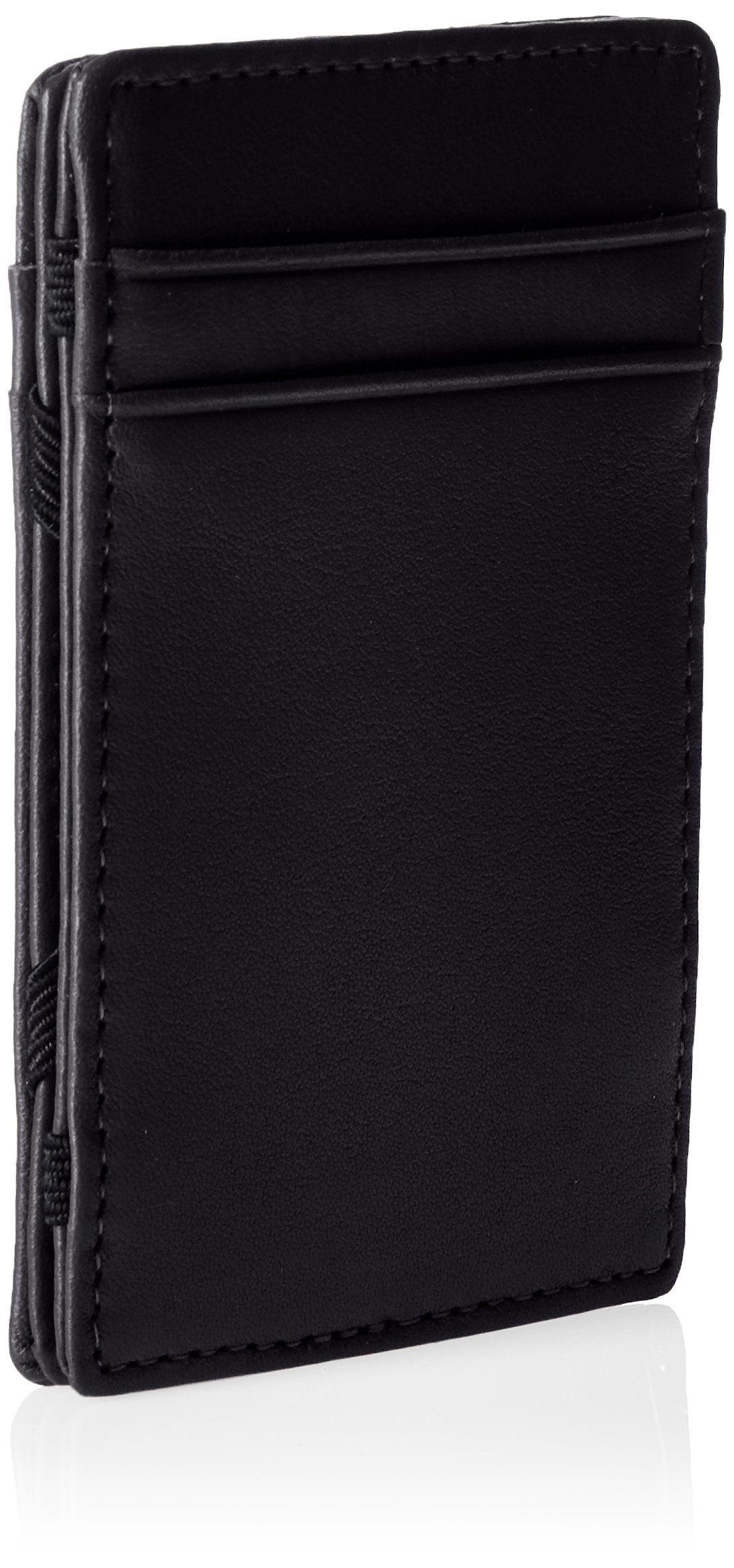 Royce Leather Magic Wallet - Slim RFID Blocking Leather Wallet for Men & Women - Black - Perfect for Travel, Business & Everyday Use