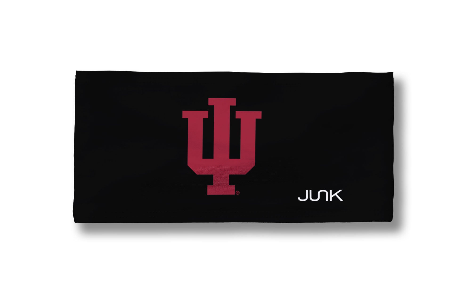 Indiana University Logo Black Big Bang Lite Headband - Adjustable Sports Headband for Running, Basketball & Workouts - Official IU Merchandise for Fans & Alumni