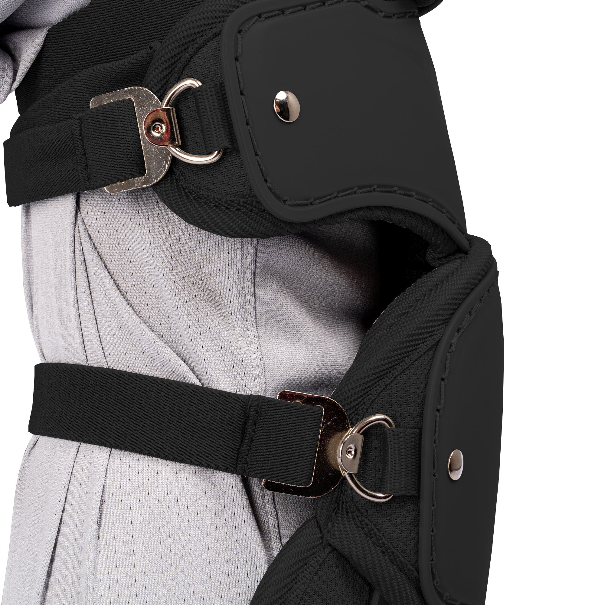 FORCE3 XS3® PRO ELITE Baseball Catcher Leg Guards - Adult Size | Lightweight Protective Gear for PitchCom® System | Perfect for MLB, College & Youth Games
