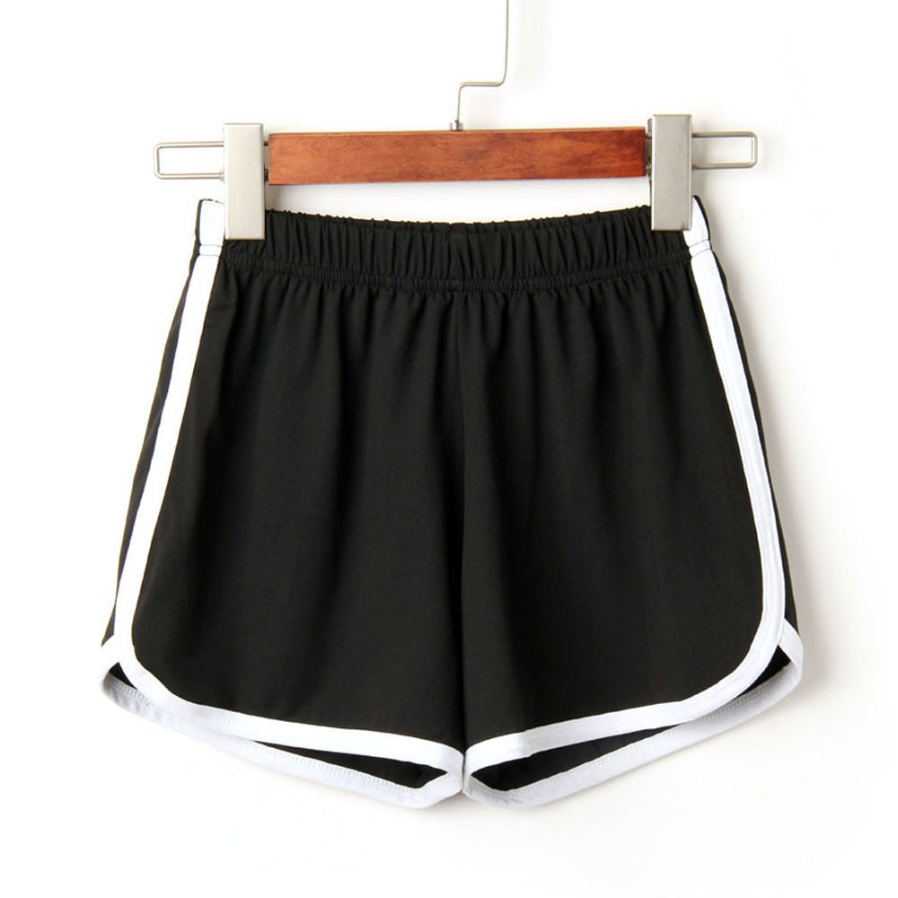 WUAI Women's Yoga Shorts - High Waist Stretchy Workout Shorts for Running, Gym, Fitness & Lounge - Breathable Summer Activewear & Sleep Shorts