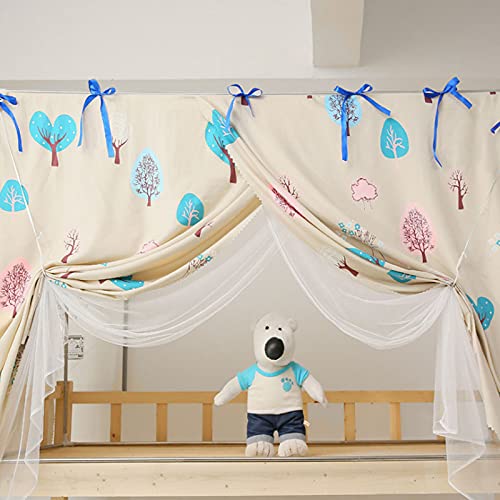 Minache Premium Mosquito Net Bed Canopy - Breathable Blackout Bedding Curtain with Dustproof Top & Included Rods for Bedroom, Dorm, Home | Perfect for Sleeping, Nursery, Outdoor Camping & Allergy Protection
