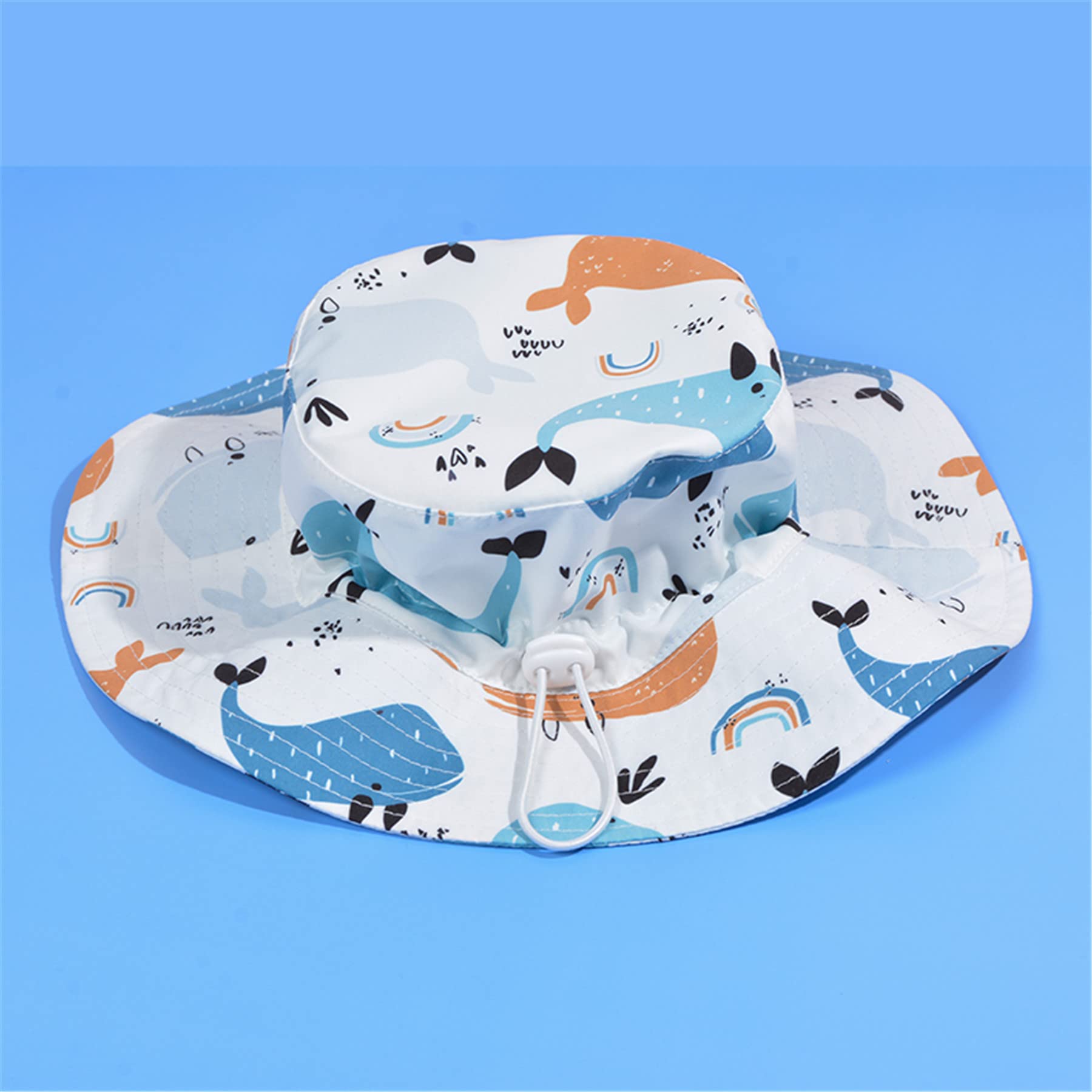 UPF 50+ Baby Sun Hat for Toddlers - Wide Brim Bucket Hat for Boys & Girls - UV Protection Summer Beach Hat for Outdoor Play, Swimming, Park & Travel