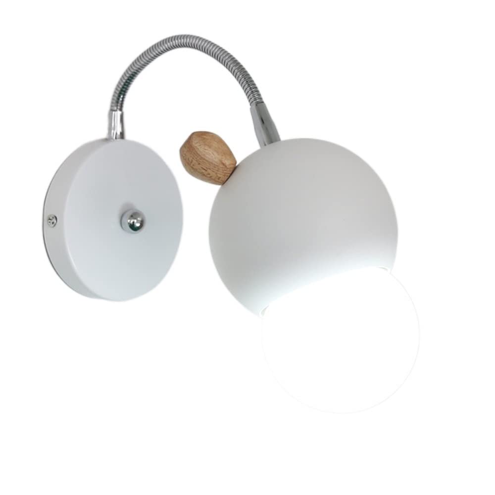 Modern Rotatable E27 Wall Light Fixture - Metal Iron Creative Indoor Lighting Sconce for Bedroom, Dressing Table, Aisle & Home Decor - European Style Mirror Lantern for Elegant Room Ambiance
