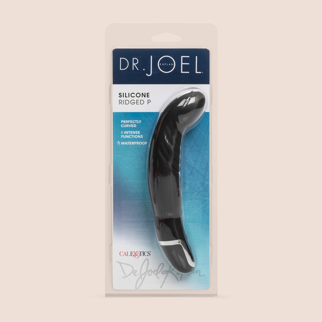 Premium Silicone Vibrating Anal Probe with Ridges - Dr. Joel Kaplan | Enhanced Pleasure for Couples & Solo Play | Perfect for Sensual Massage & Intimate Exploration