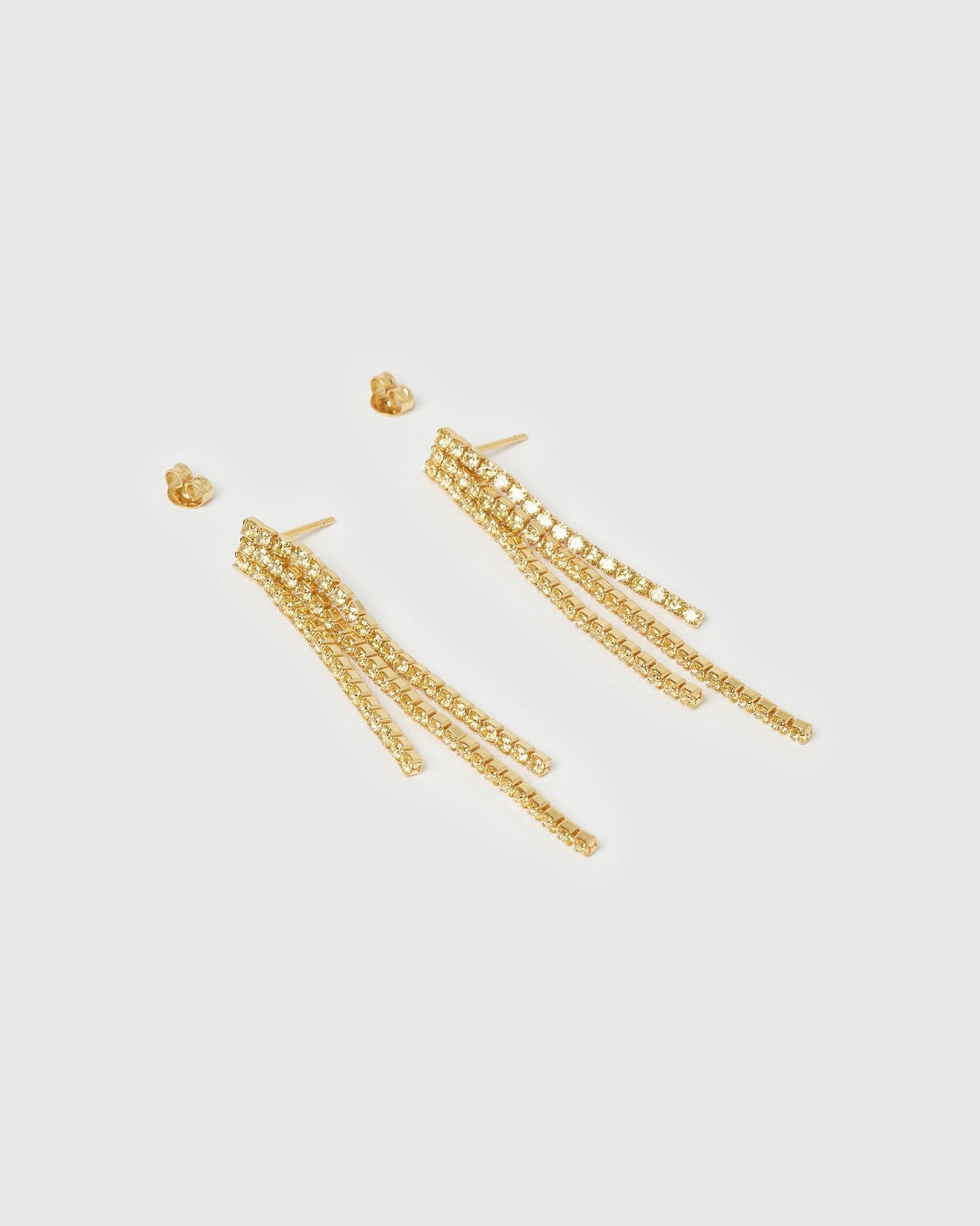 Izoa Annabelle Gold Hoop Earrings for Women - Elegant Dainty Jewelry for Everyday Wear, Parties & Gifts