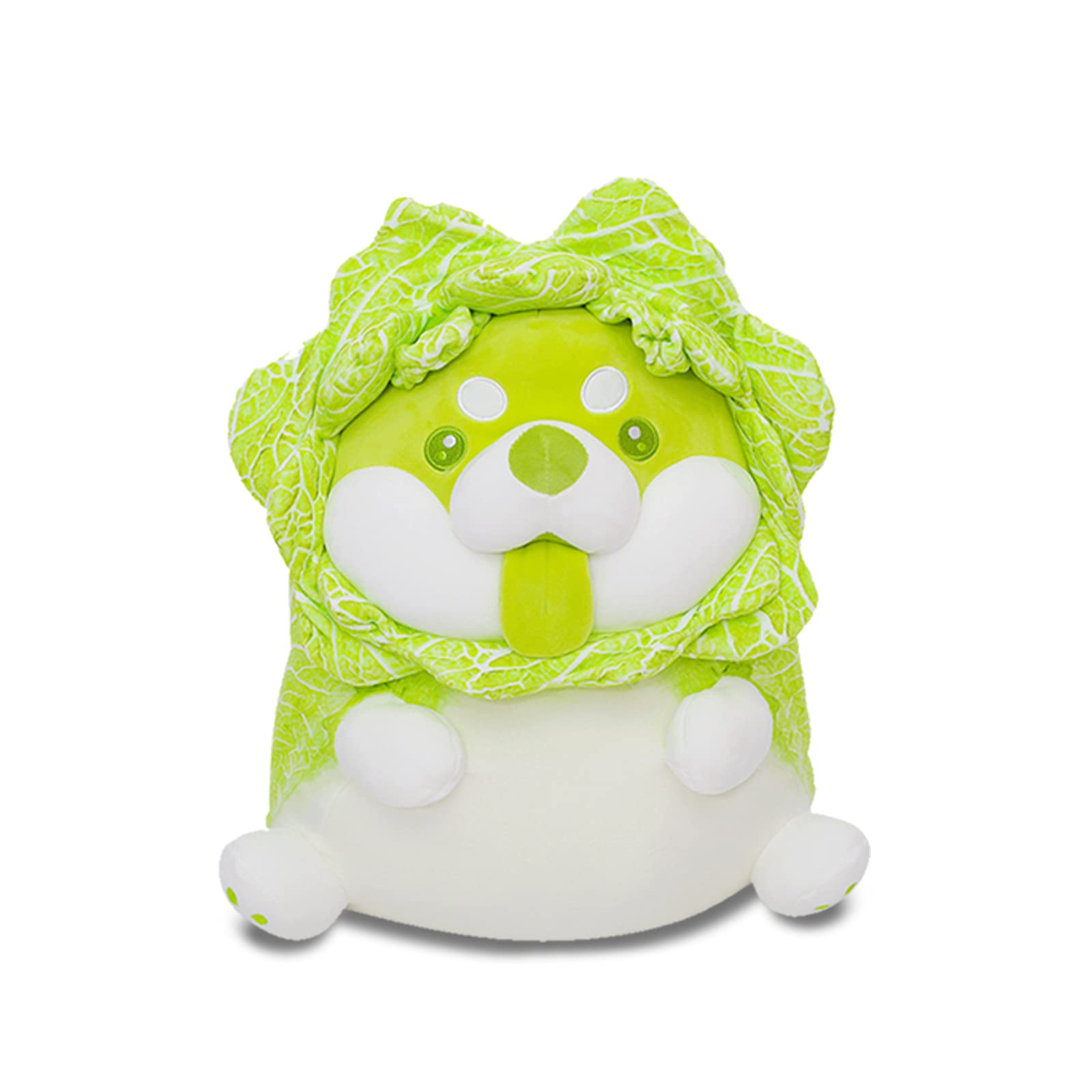 Cute Shiba Inu Plush Toy - Anime Cabbage Dog Pillow (13.7 inch) for Boys & Girls | Multi-Purpose Cuddly Pet Pillow | Perfect for Bedroom Decor, Anime Lover Gifts & Kawaii Home Accessories
