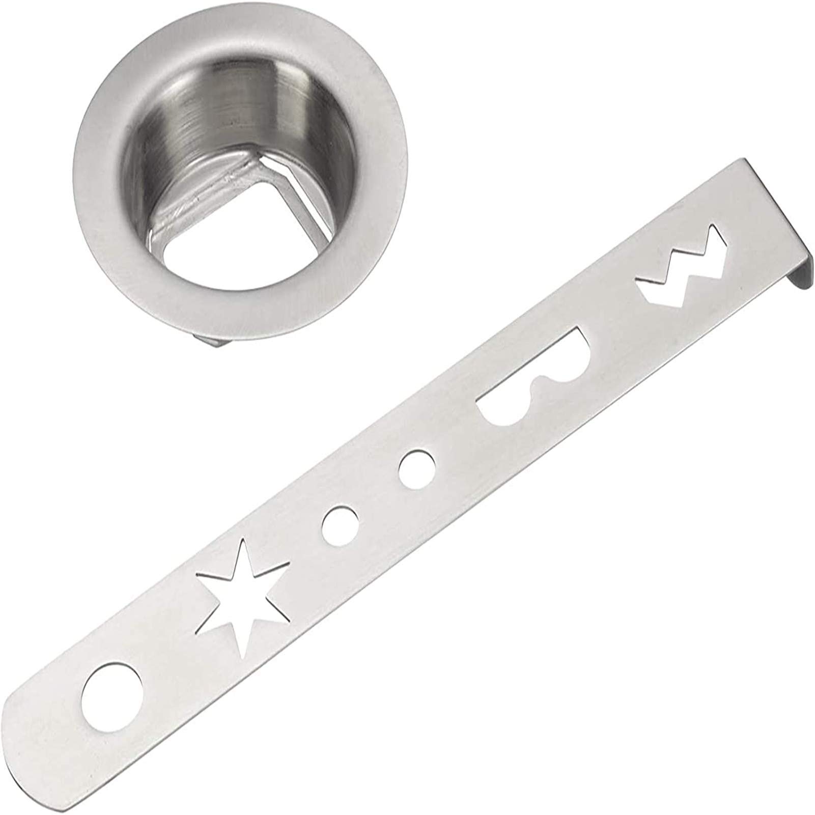 Stainless Steel Cookie Press Attachment for Biscuit Pastry Maker - Dough Extruder for Churros, Cookies & Meat Mincing | Perfect for Baking, Party Snacks & Holiday Treats