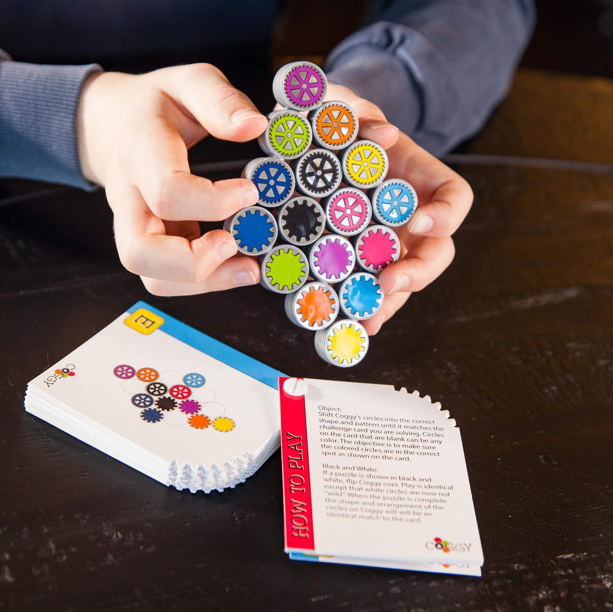 Fat Brain Toys Coggy - Fun Educational Brain Teaser Puzzle Game for Kids & Adults | Improve Memory & Logic Skills | Perfect for Family Game Nights & Classroom Activities