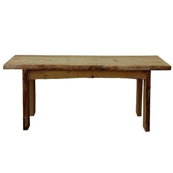 A&L Furniture Blue Mountain Autumnwood Dining Table - Solid Wood Farmhouse Style for Kitchen, Dining Room & Outdoor Patio