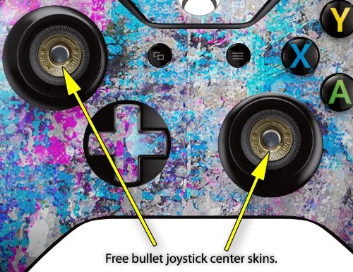 WraptorSkinz Vinyl Skin Wrap for XBOX One Original Wireless Controller - Graffiti Splatter Design | Protective Decal Cover | Gaming Accessories for Enhanced Grip & Style