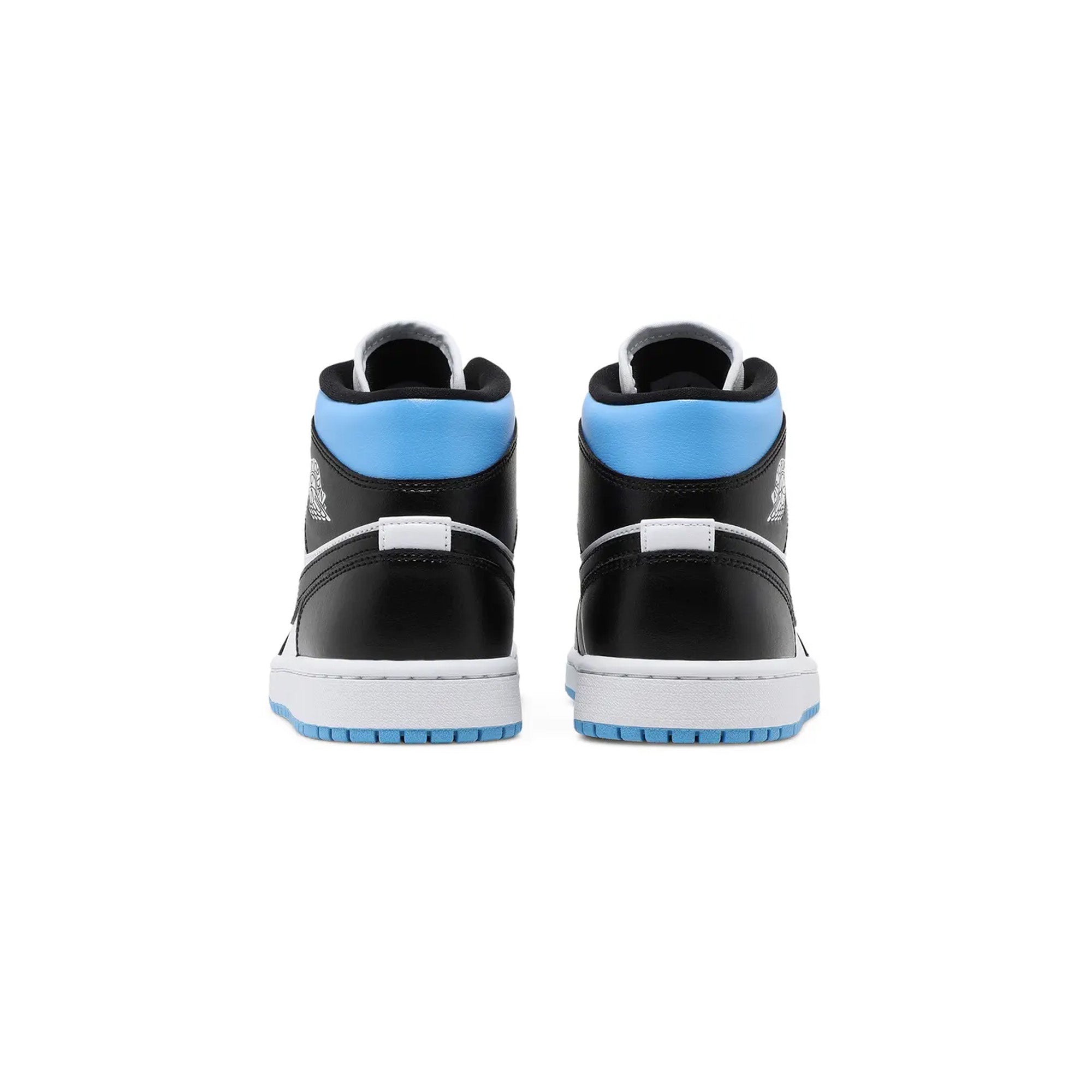 Air Jordan 1 Mid 'University Black White' Women's Basketball Shoes - Stylish Sneakers for Casual Wear, Gym & Street Fashion