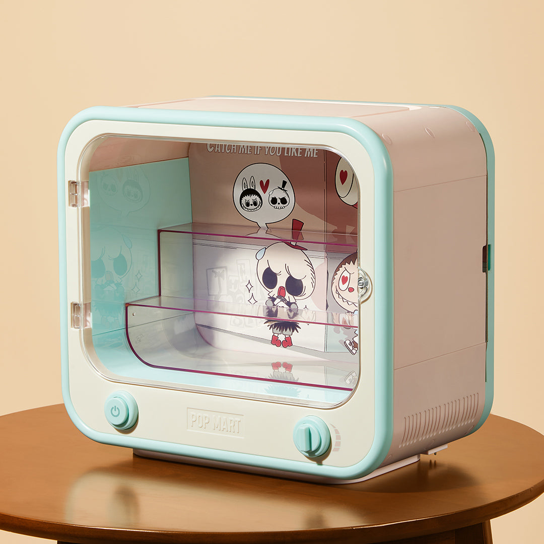 POP MART TV Set Luminous Display Box - The Monsters Catch Me If You Like Me Collectible Container | Perfect for Anime Figure Display, Home Decor & Gift Giving