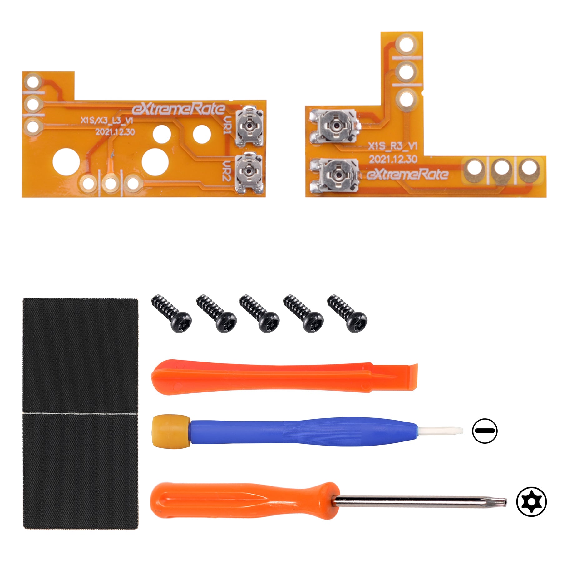eXtremeRate Drifix Thumbsticks Drift Fix Repair Kit for Xbox One S & X Controller (Model 1708) - Custom Analog Stick Joystick Regulator Circuit Board Replacement - Perfect for Gaming Enthusiasts & DIY Repairs