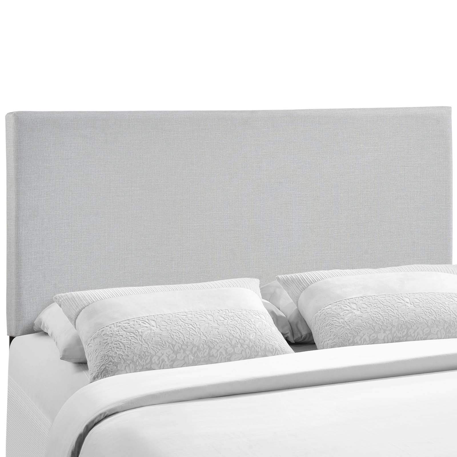 LIVING TRENDS Borough Queen Upholstered Fabric Headboard - Soft Bedroom Headboard for Queen Size Beds | Perfect for Modern Bedroom Decor & Cozy Reading Nook