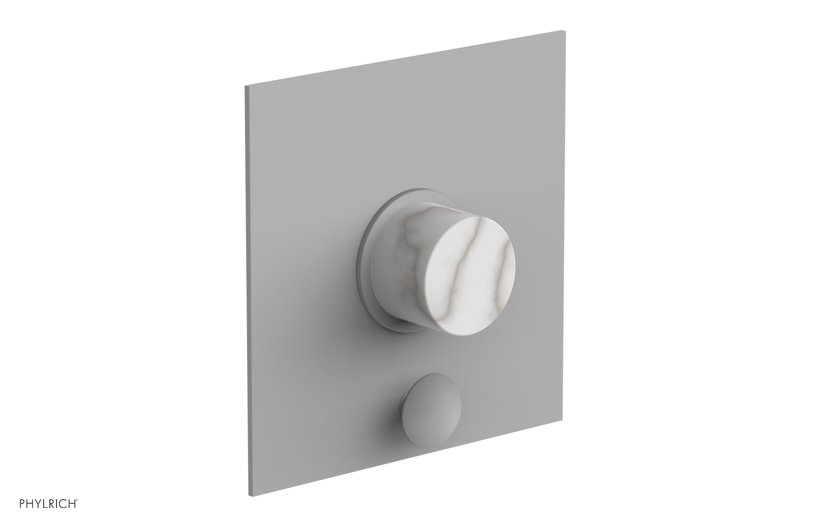 Premium BASIC II Pressure Balance Shower Plate with Diverter & Handle Trim Set - 4 Inch Chrome Finish for Bathroom Renovation | Perfect for Modern Home & Spa Experience