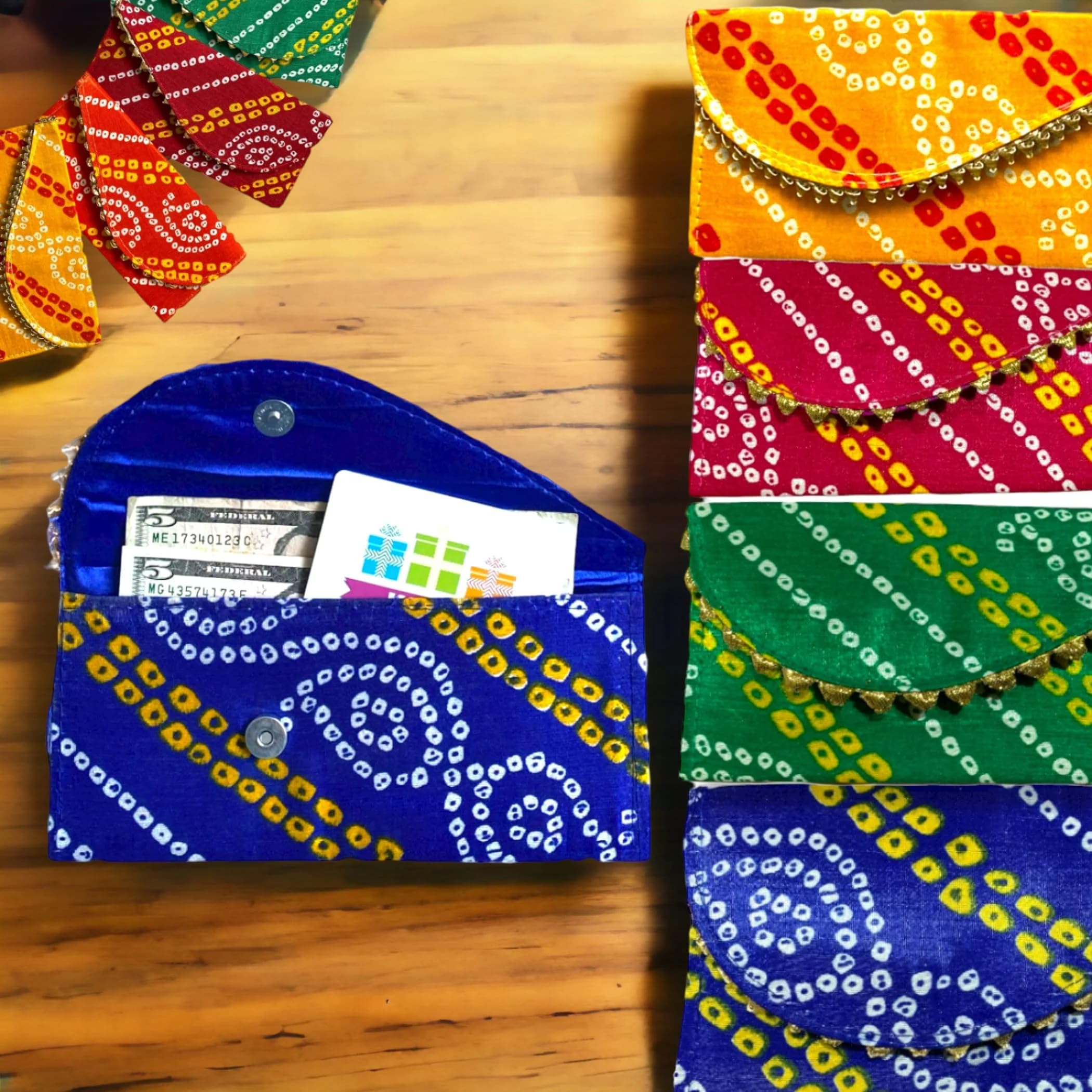 LoveNspire 5-Pack Magnetic Money Envelopes for Wedding & Diwali Gifts - Cash Holder for Celebrations
