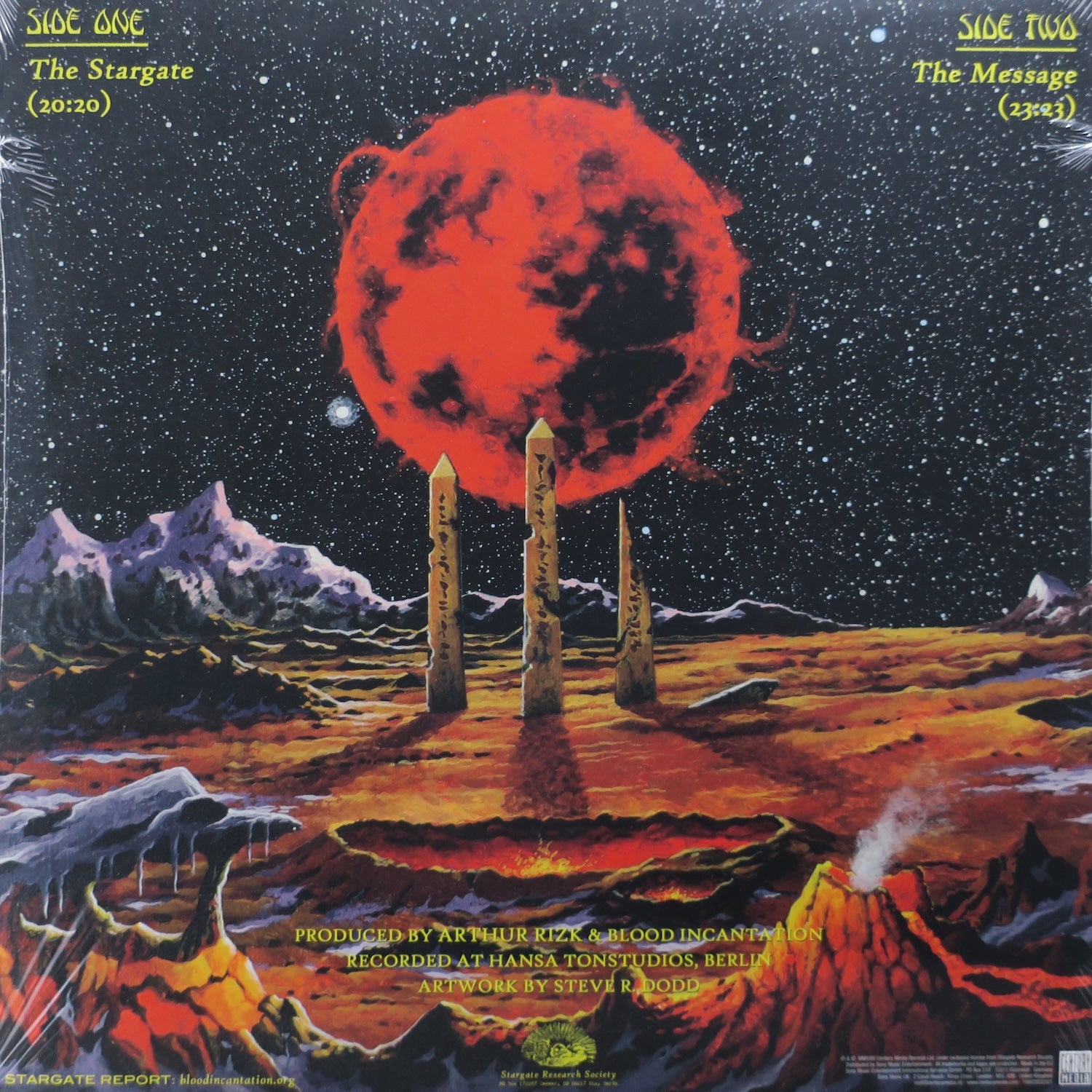 BLOOD INCANTATION 'Absolute Elsewhere' Limited Edition BLACK Vinyl LP Record with Exclusive Poster - Perfect for Metal Music Collectors & Vinyl Enthusiasts