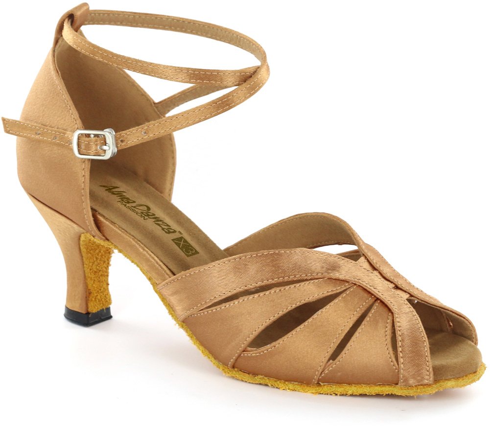 AlmaDanza Women's Latin Dance Shoes A271303 - Professional Ballroom Salsa Tango Practice Shoes for Women - Perfect for Dance Competitions, Performances & Social Dancing