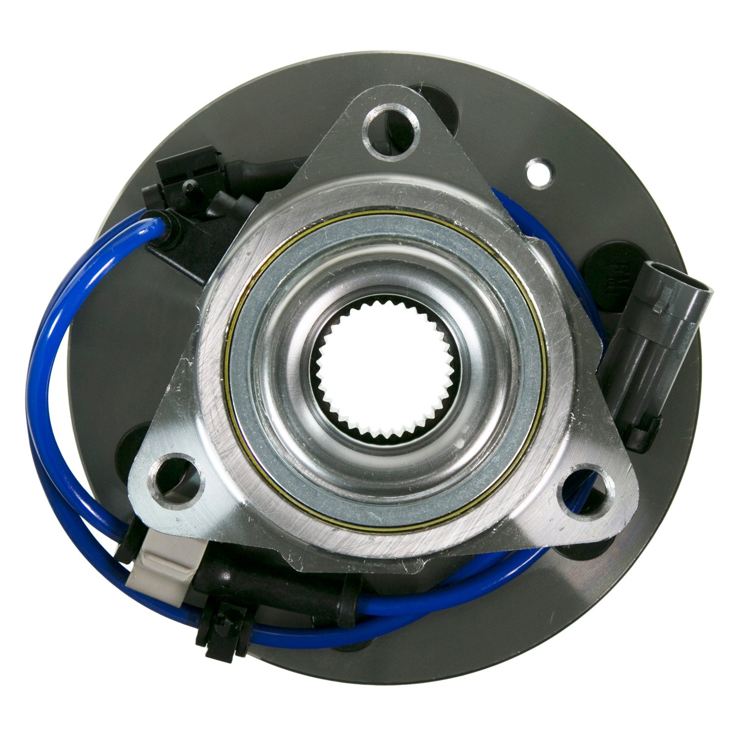 MOOG 515036 Wheel Bearing and Hub Assembly Replacement for Chevy Silverado 1500 2007-2018 - Front & Rear Axle, Off-Road & Towing Use