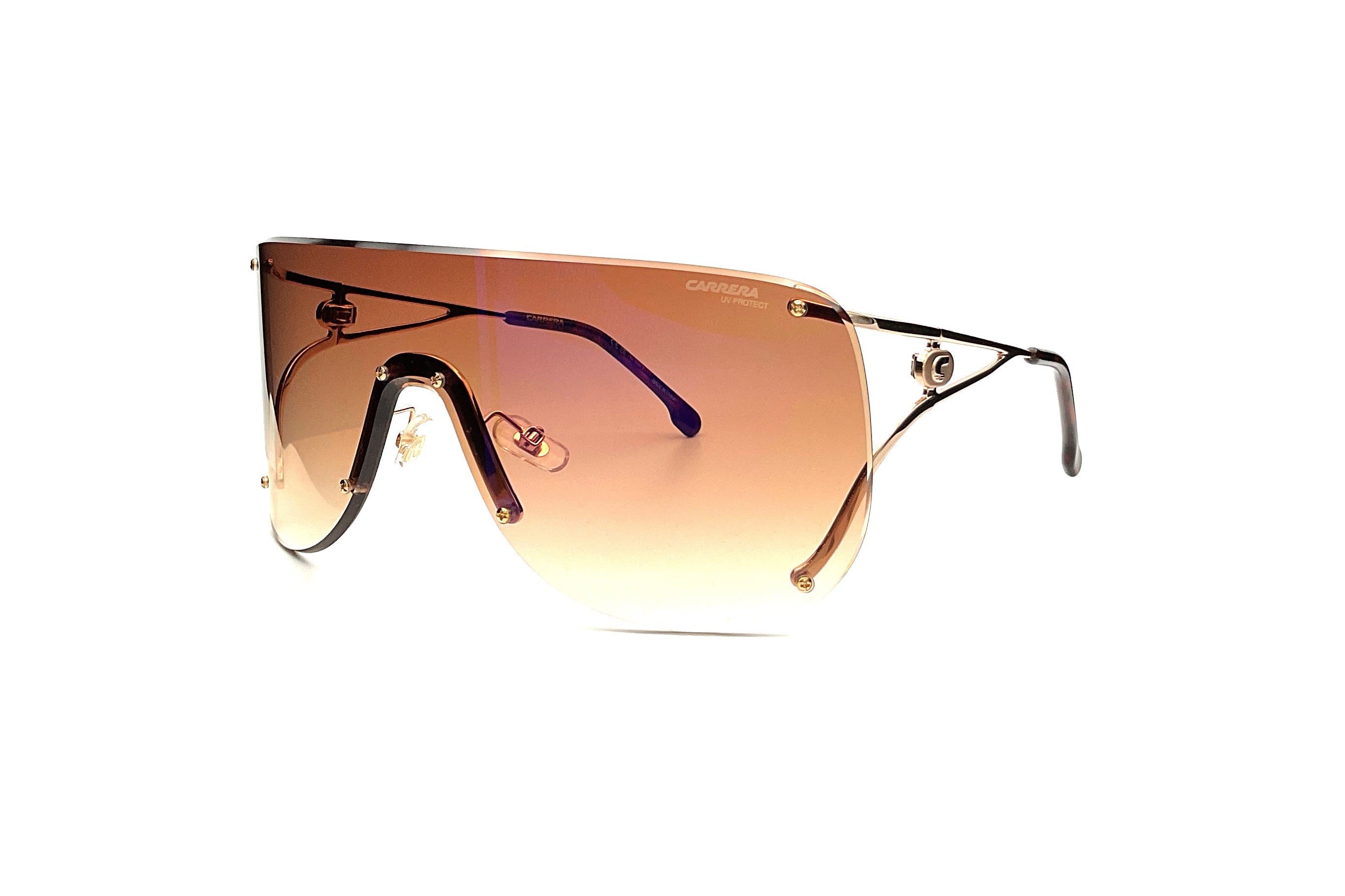Carrera 3006/S Sunglasses - Gold Copper Frame, UV Protection, Polarized Lenses for Men & Women | Perfect for Driving, Outdoor Sports & Fashion Accessories