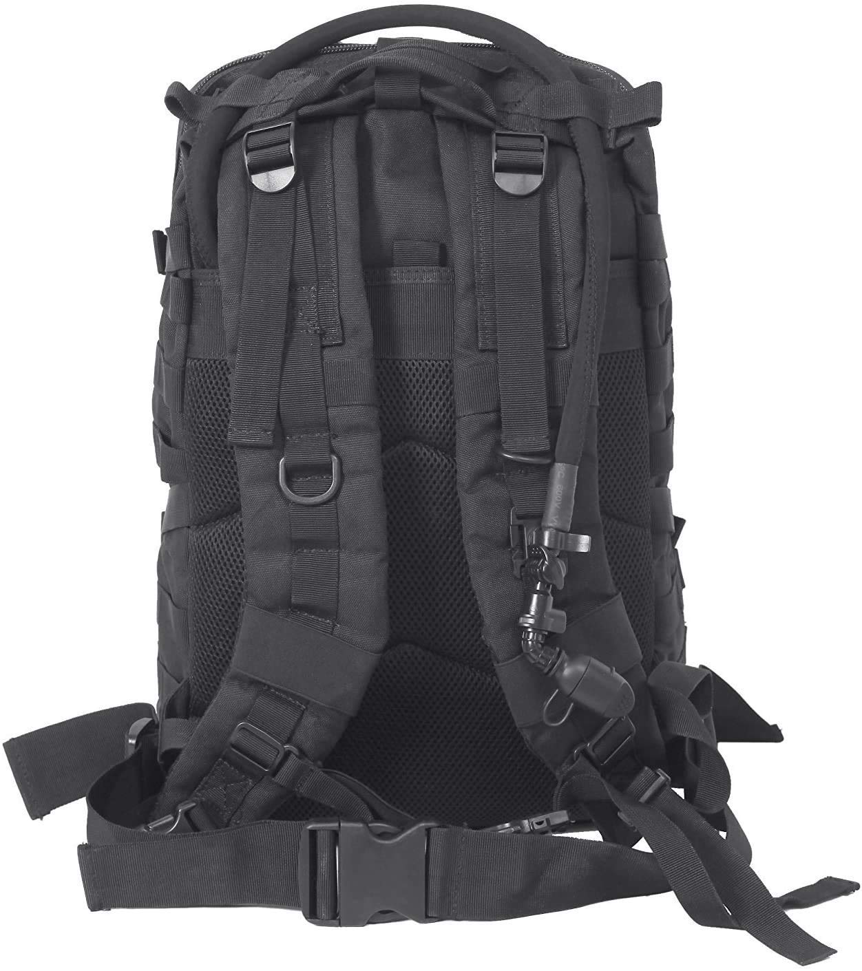 Seibertron Falcon 37L Hiking Backpack with 2L Hydration Bladder & Luggage Strap - Durable Black Travel Backpack for Outdoor Adventures, Camping & Hiking