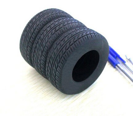 Tire-Shaped Pen Stand & Pencil Holder - Stylish Desk Organizer for Office, School & Home Workspace Accessories