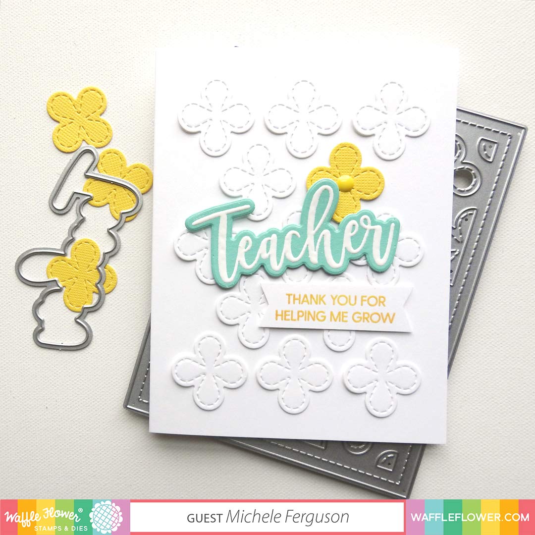 Waffle Flower Teacher Combo Set - Perfect Gift for Teachers, Educators & Appreciation Gifts - Ideal for Classroom, Thank You Presents & Special Occasions