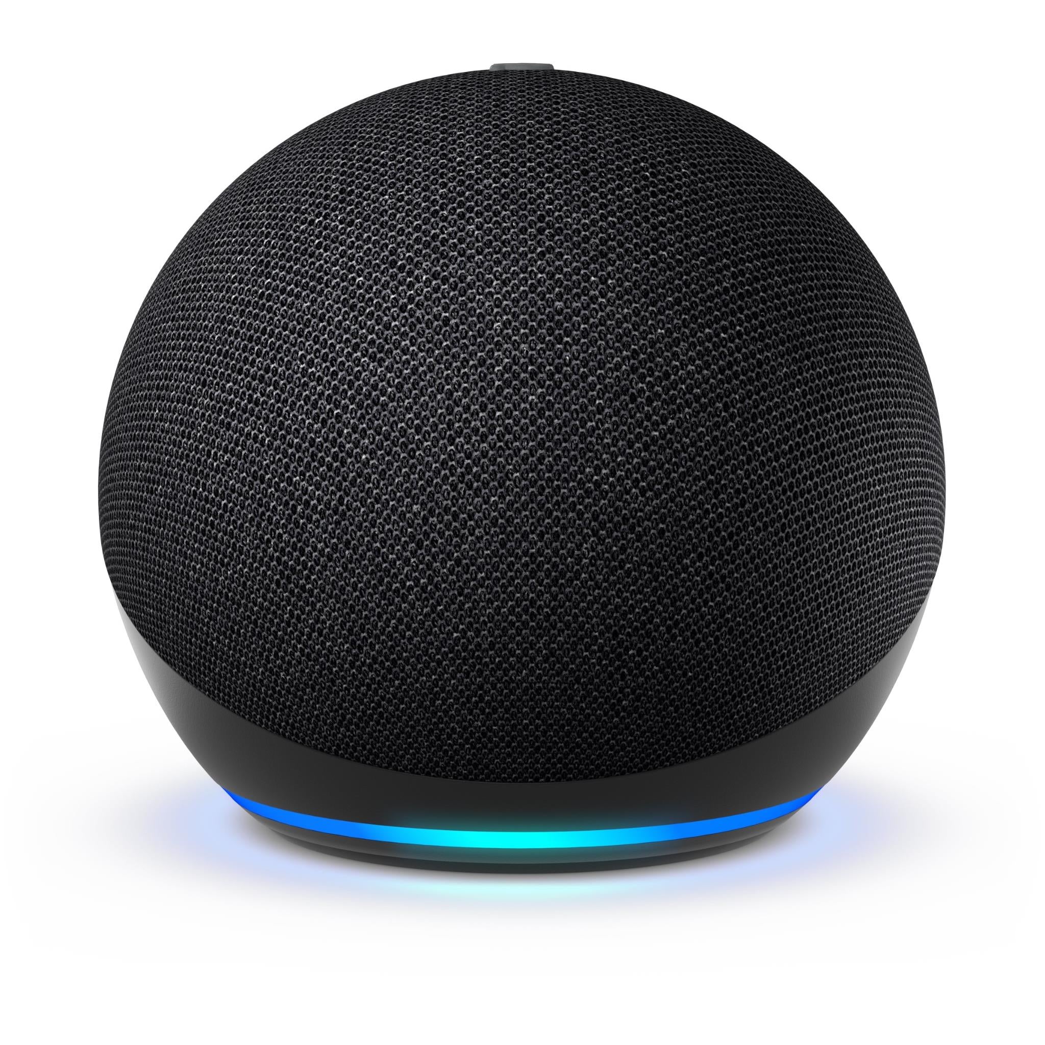 Amazon Echo Dot (5th Gen) Smart Speaker with Alexa - Charcoal | Voice Control, Smart Home Hub, Music Streaming for Bedroom, Kitchen & Office