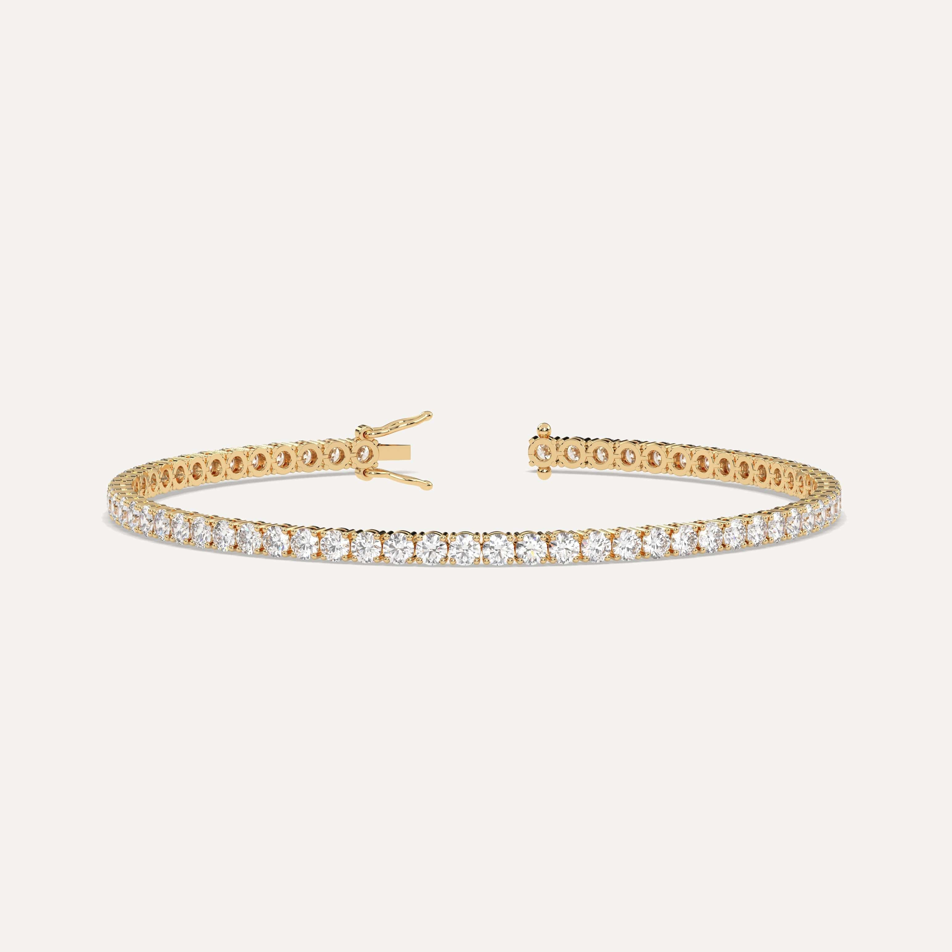 5 Carat Diamond Tennis Bracelet for Women - 14K White Gold Classic Elegant Jewelry Gift for Anniversary, Wedding & Special Occasions
