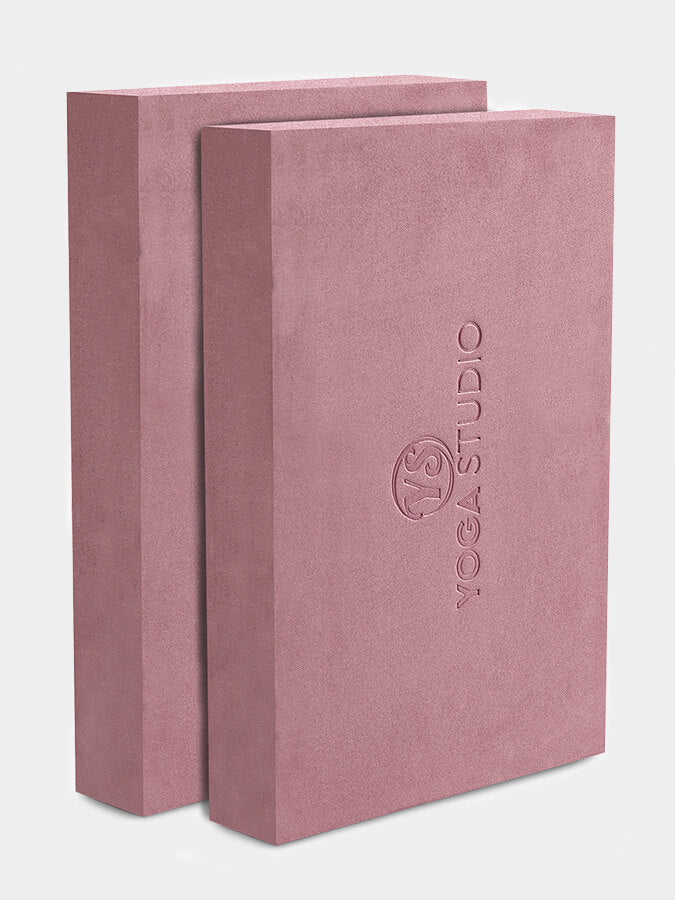 Premium EVA Yoga Blocks Twin Pack - Non-Slip, High Density Foam for Yoga, Pilates & Fitness - Ideal for Home, Studio & Travel Use