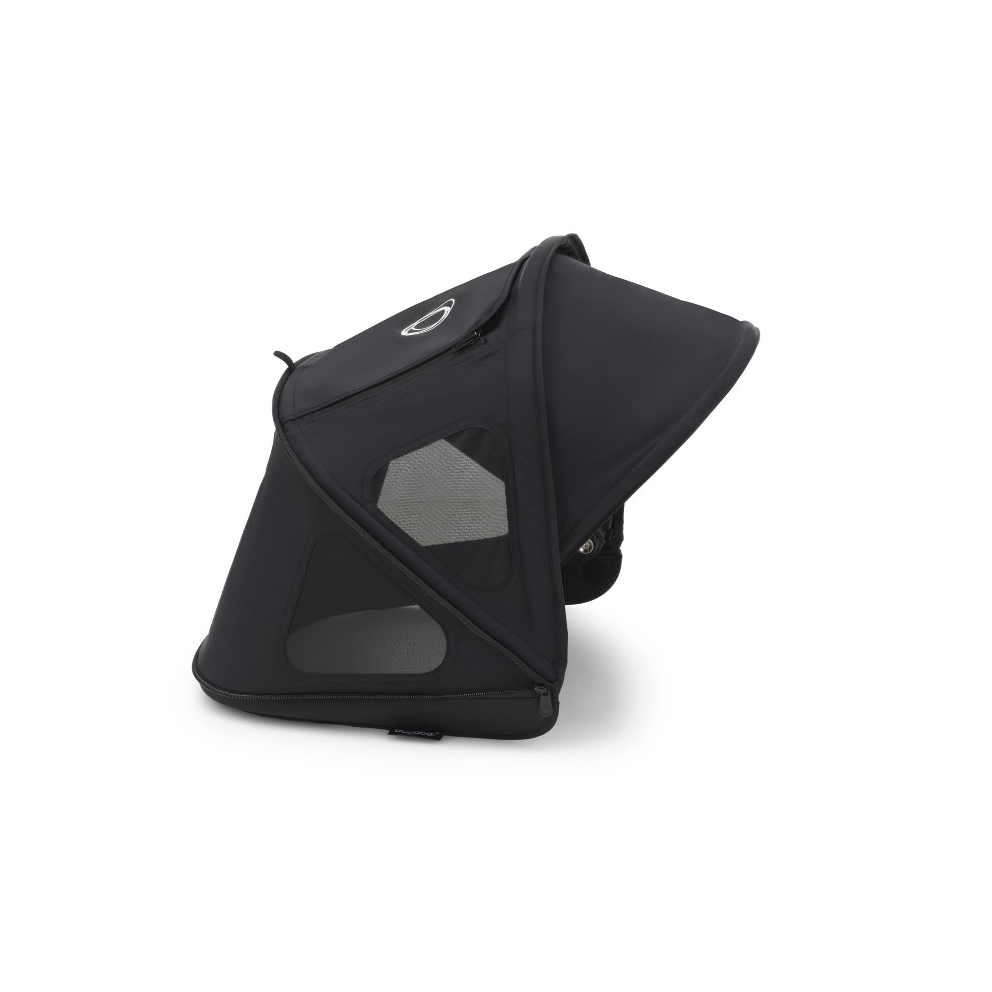 Bugaboo Dragonfly Breezy Sun Canopy - UPF 50+ UV Protection Stroller Accessory with Ventilation Panels, Midnight Black - Perfect for Sunny Outings, Park Walks, and Baby Stroller Comfort