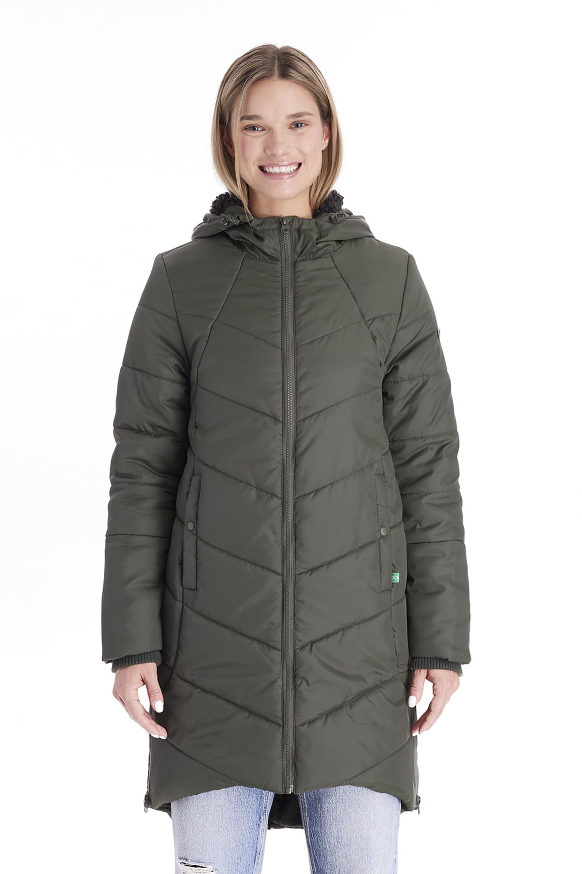 Maternity Cocoon Puffer Coat with 3-in-1 Technology | Harper | Warm Winter Jacket for Pregnancy Outdoor Activities