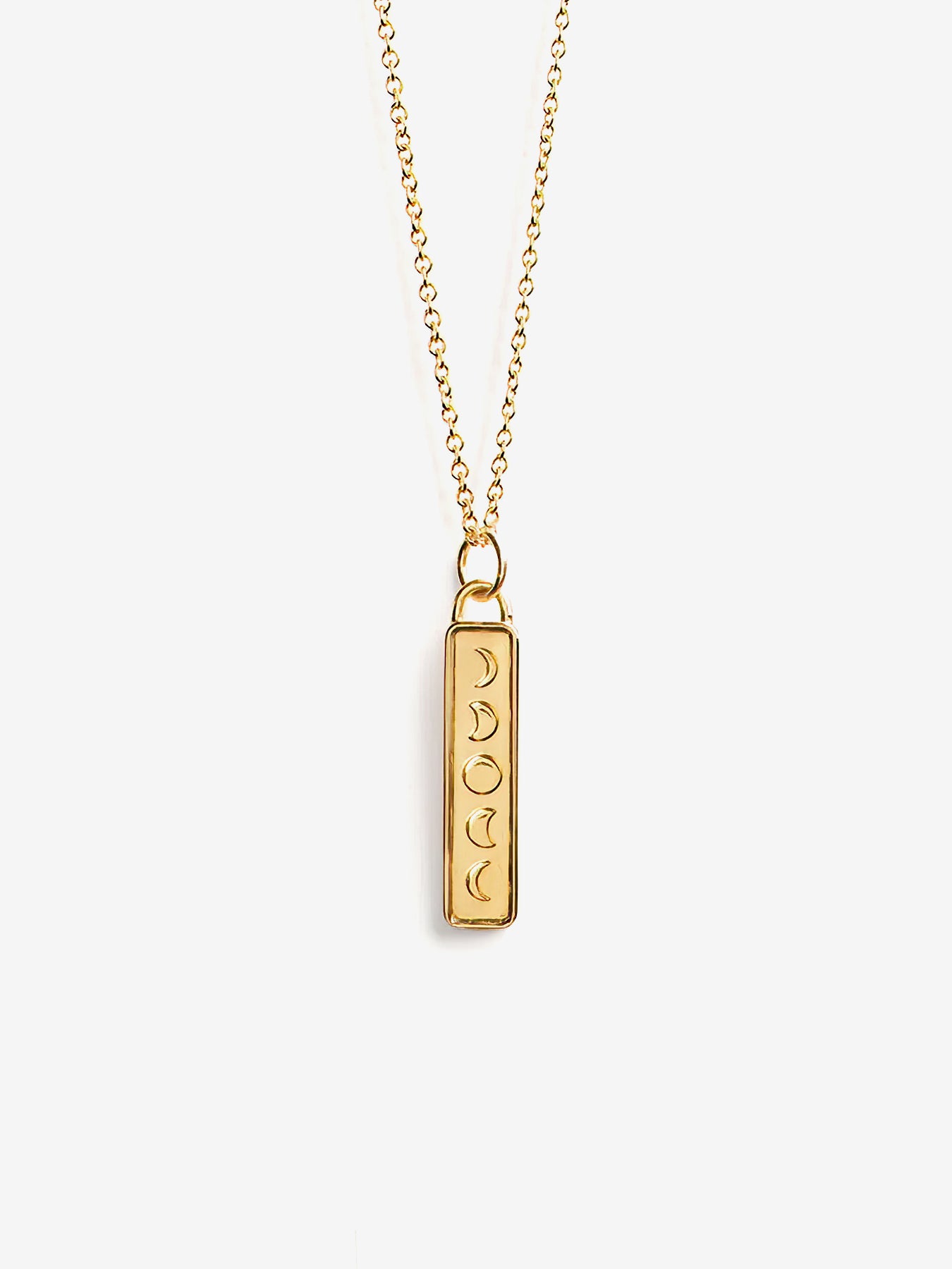 Wanderlust Life Gold Chain Pendant Necklace with Aqua Stone - Perfect for Travel, Beach Vacations & Boho Fashion
