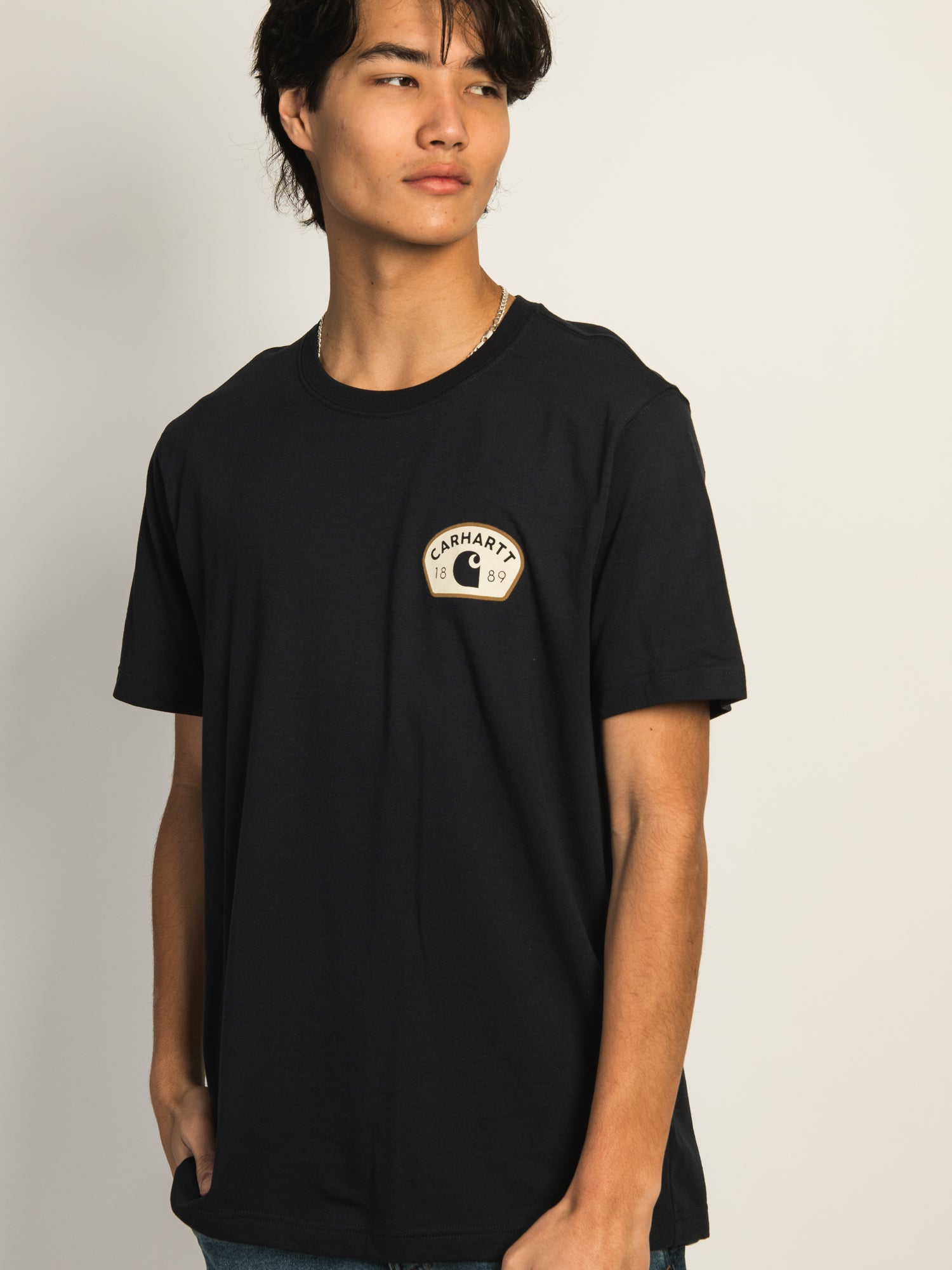 Carhartt Relaxed Fit Lightweight 1889 Graphic T-Shirt for Men - Comfortable Casual Wear for Work & Outdoor Activities