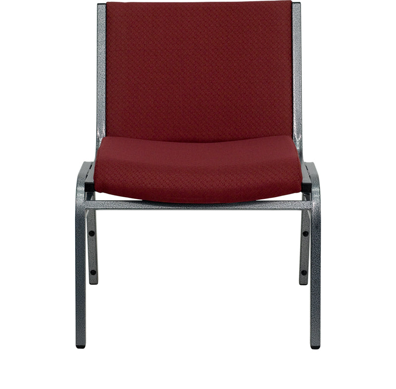 FLASH HERCULES Series Heavy Duty Stacking Chair - 1000 lb Weight Capacity, Black Fabric, Big & Tall Design - Perfect for Offices, Events, and Commercial Use