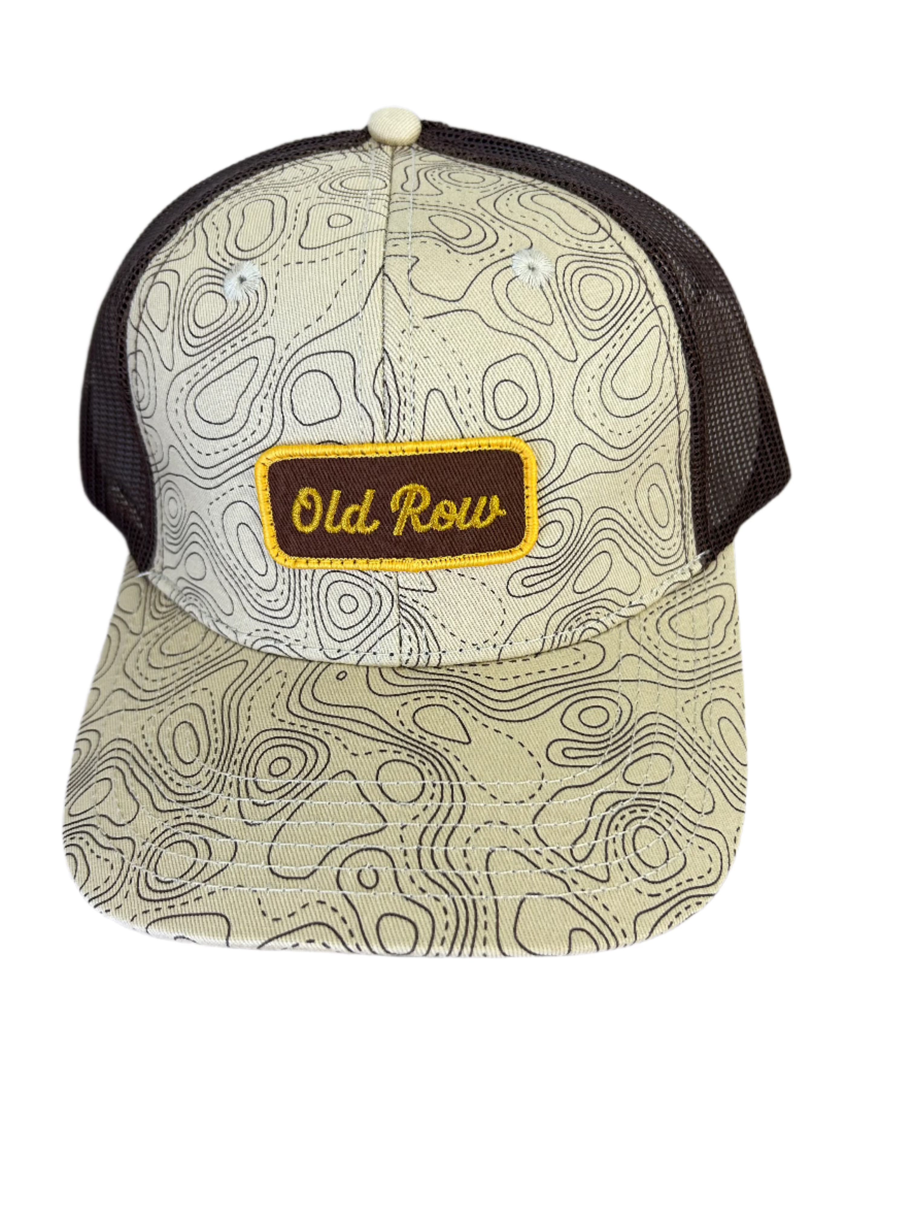 Old Row Outdoors Desert Mesh Hat - Breathable Sun Protection for Hiking, Fishing & Outdoor Adventures