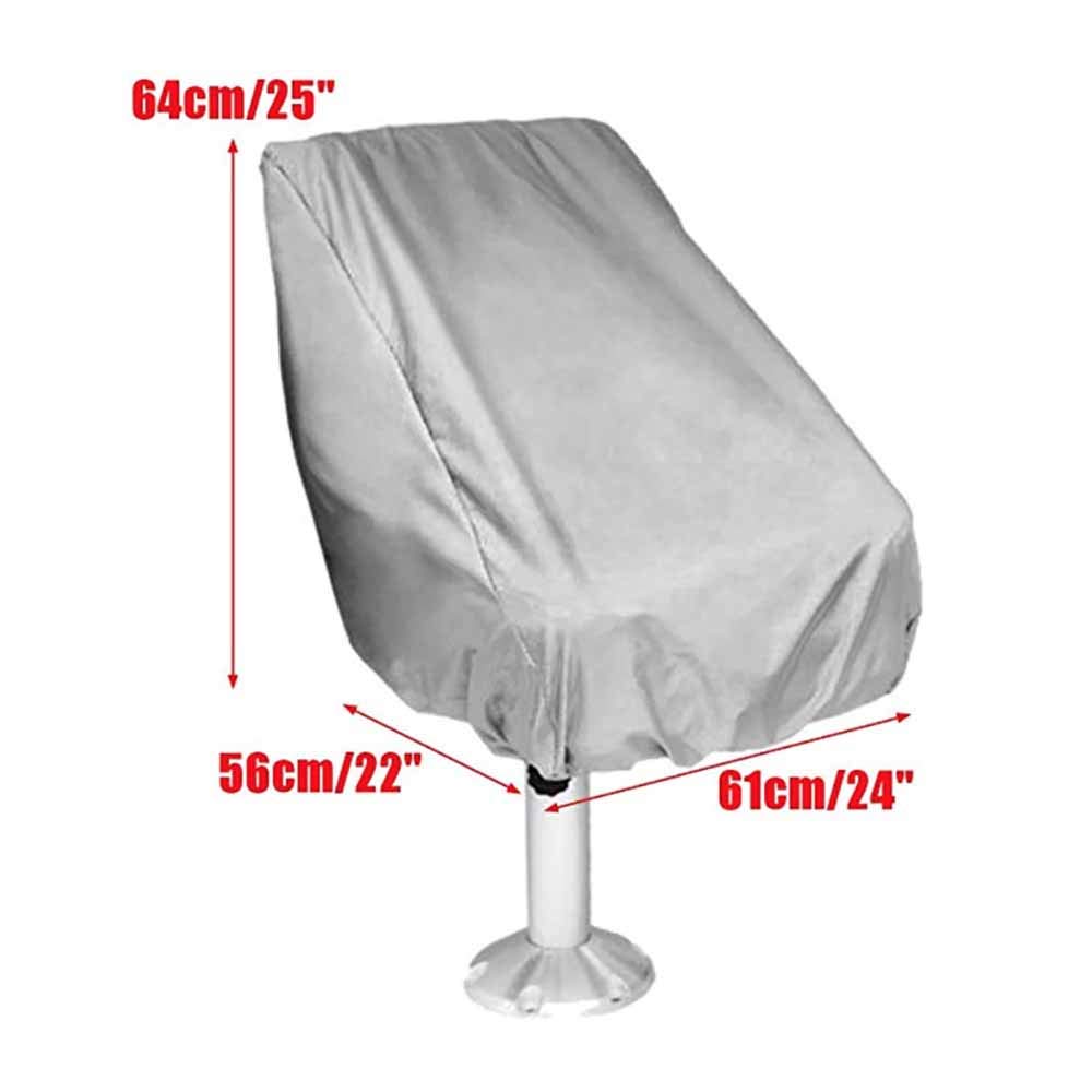UV-Resistant Boat Seat Cover - 210D Oxford Cloth for Pontoon & Yacht Chairs | Outdoor Marine Protection