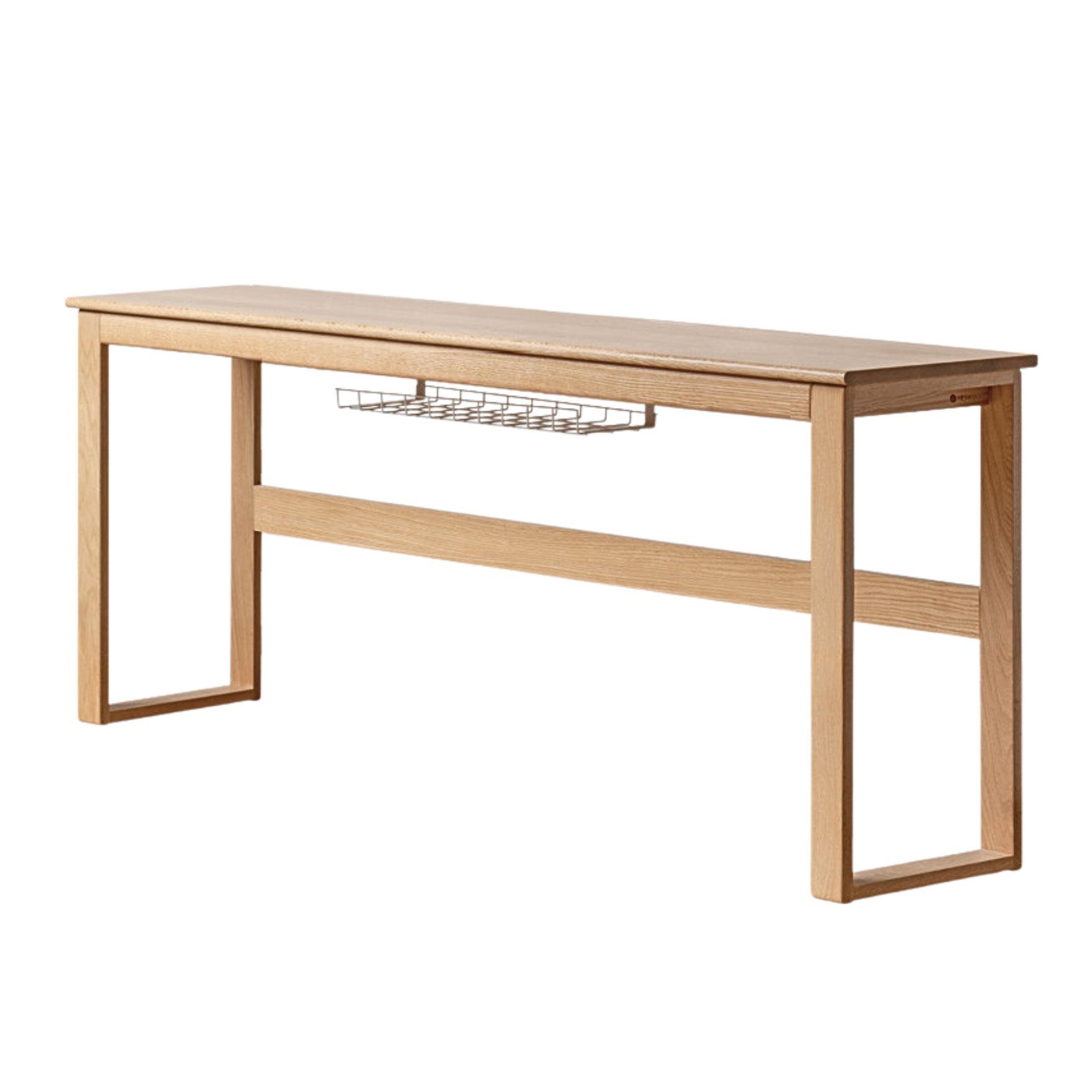 70.8x15.7x29.5 inch / 180x40x75 cm / Natural Wood Color / Oak desk