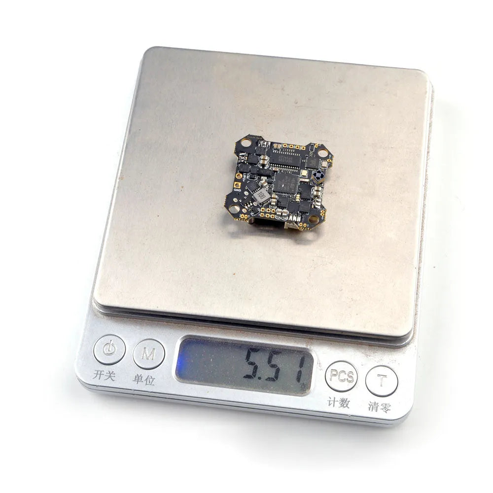 Happymodel ELRS X2 AIO 2 4S Flight Controller with Built-in SPI 2.4G ELRS and 12A ESC - 25.5mm x 25.5mm for Mobula7 HDZERO - Perfect for FPV Drone Racing and Freestyle Flying