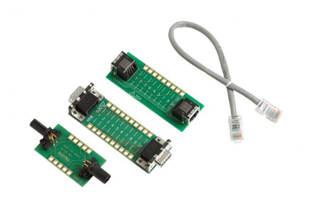 Fluke BHT190 Breakout Adapter Set - DB9, M12, RJ45 Connectors (Item No. 3379374) | Ideal for Industrial Networking & Test Equipment Connectivity