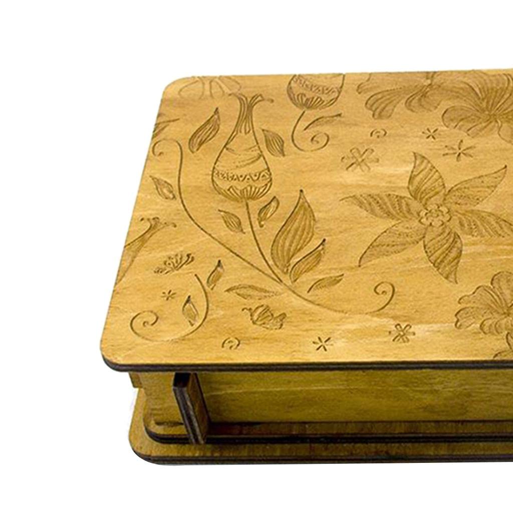 Enakshi Wooden Puzzle Box - Magic Brain Teaser Toy for Kids & Adults - Great for Gifts & Family Game Night