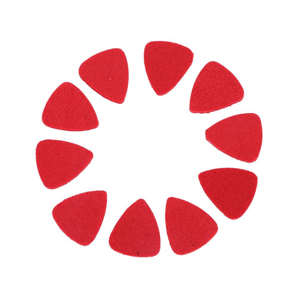 6-Pack Lightweight Electric Guitar Picks - Premium Wool Felt Picks for Guitar, Ukulele & String Instruments - Perfect for Beginners, Professionals & Live Performances