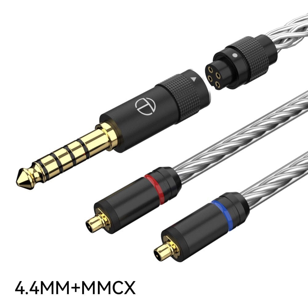 TRN T3 PRO 8 Core Pure Silver Upgrade Cable for TRN VX PRO BAX MT1 PRO Earphones - High-Quality Audio Replacement Wire for Audiophiles & Music Lovers