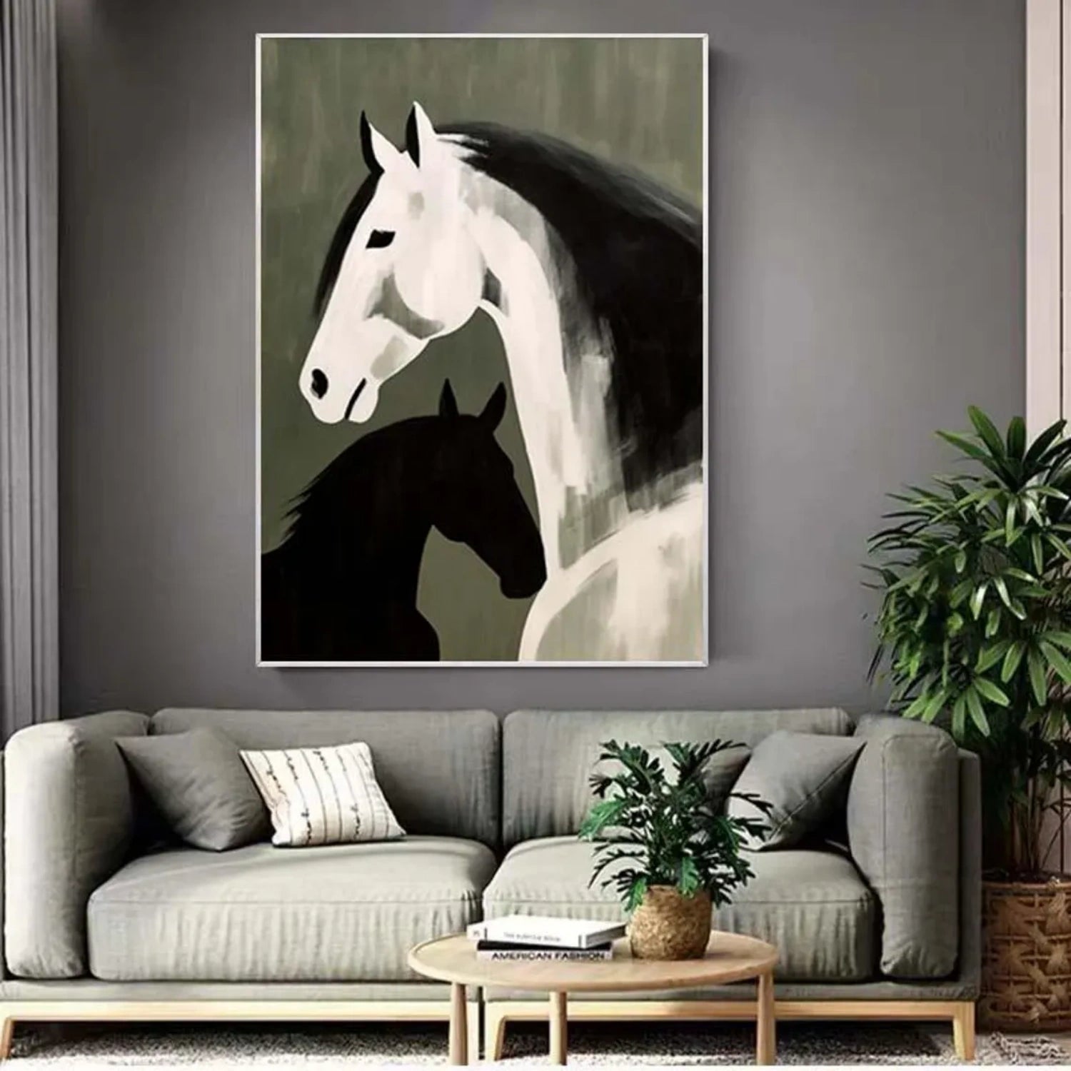 Animal Art Painting #AP156 - Handmade Wildlife Canvas Art for Home & Office Decor - Perfect for Living Room, Bedroom, or Gift