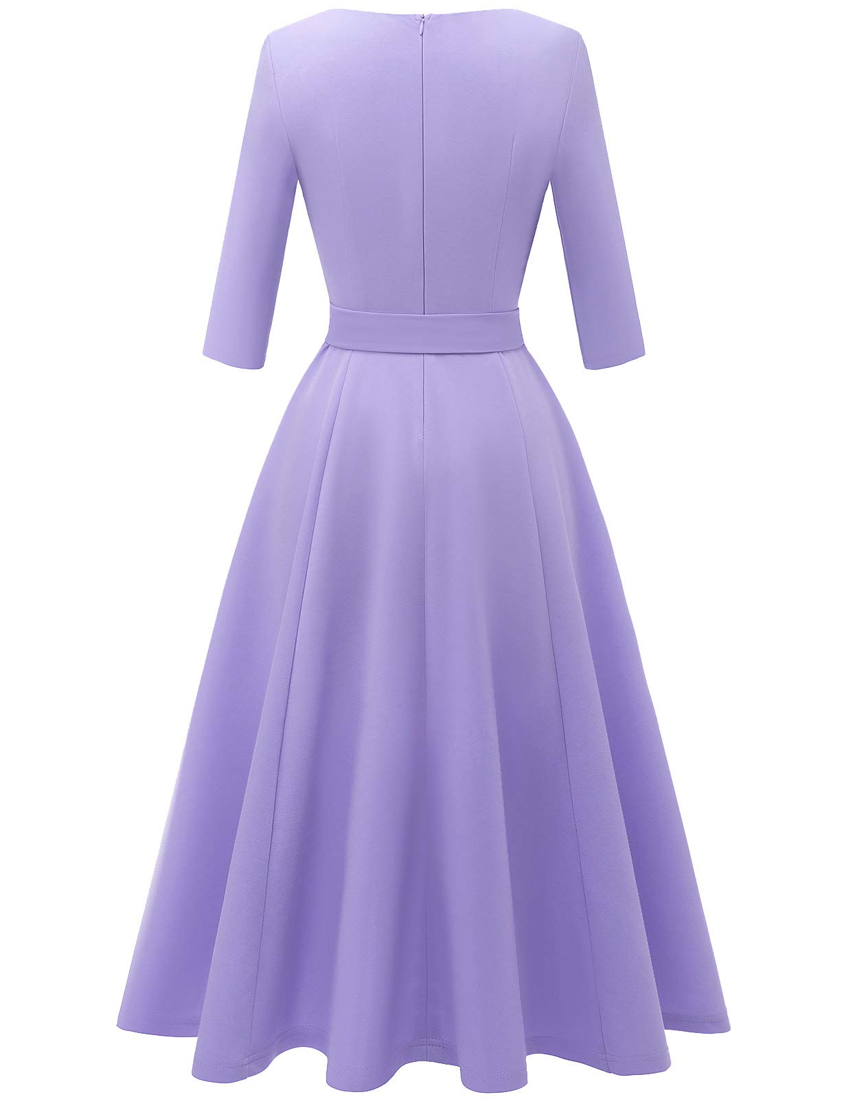Vintage Cocktail Dresses for Women 2025 | 3/4 Sleeve Formal Church Dress | Wedding Guest Dress | Spring Party & Special Occasion Outfit