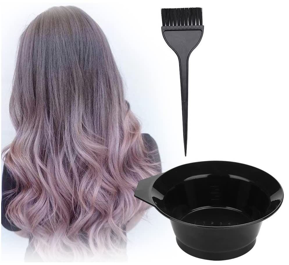 **MYYNTI Professional Hair Dye Brush & Mixing Bowl Kit - Includes Hair Coloring Bowl & Bleaching Tools for Salon-Quality DIY Hair Dyeing at Home - Perfect for Ombre, Highlights & Root Touch-Ups**