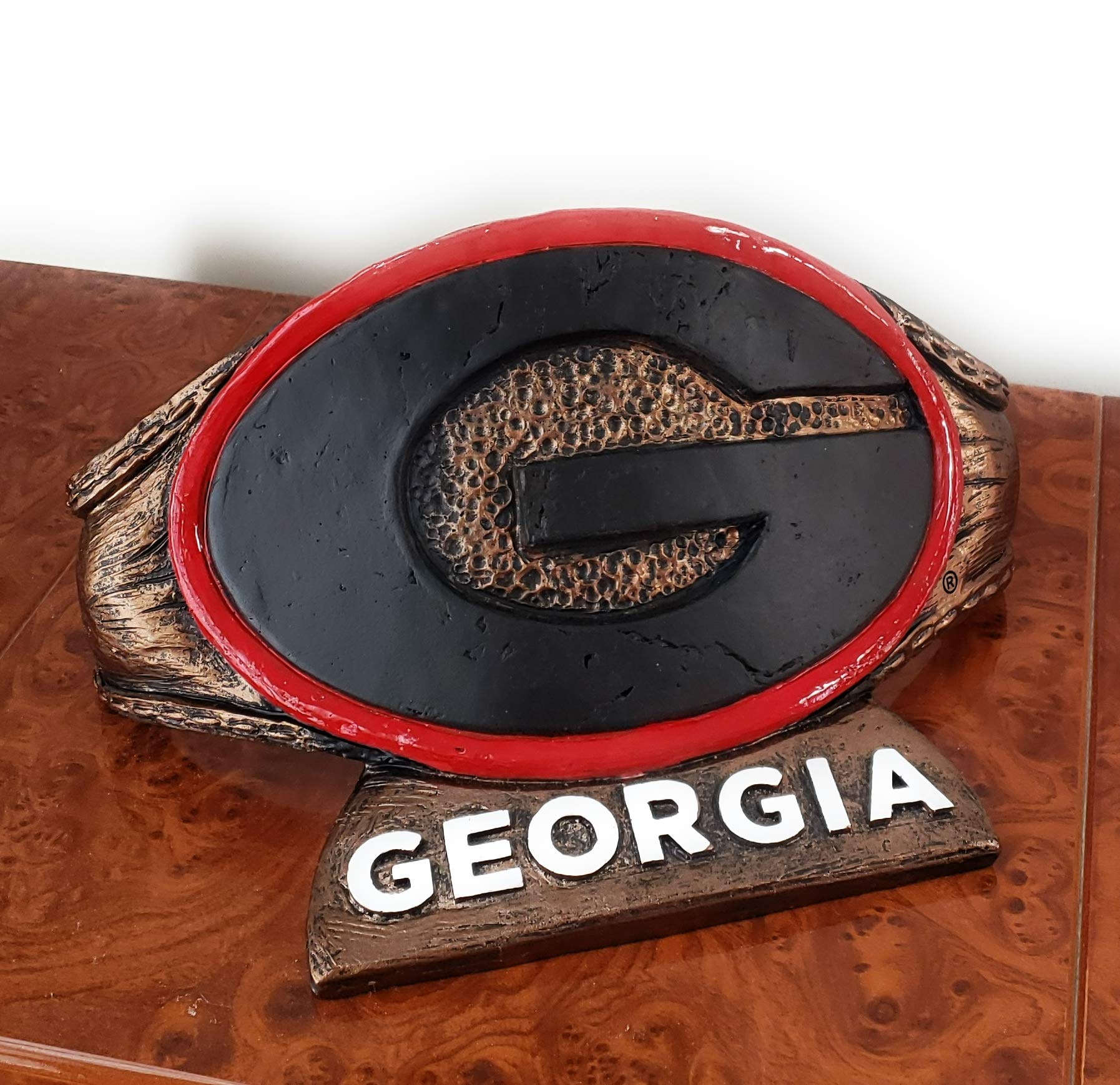 Georgia Bulldogs Bronze Office Desk Ornament - NCAA College Football Team Decor for Home, Office & Gifts | Perfect for Game Day, Graduation & Fan Showcase