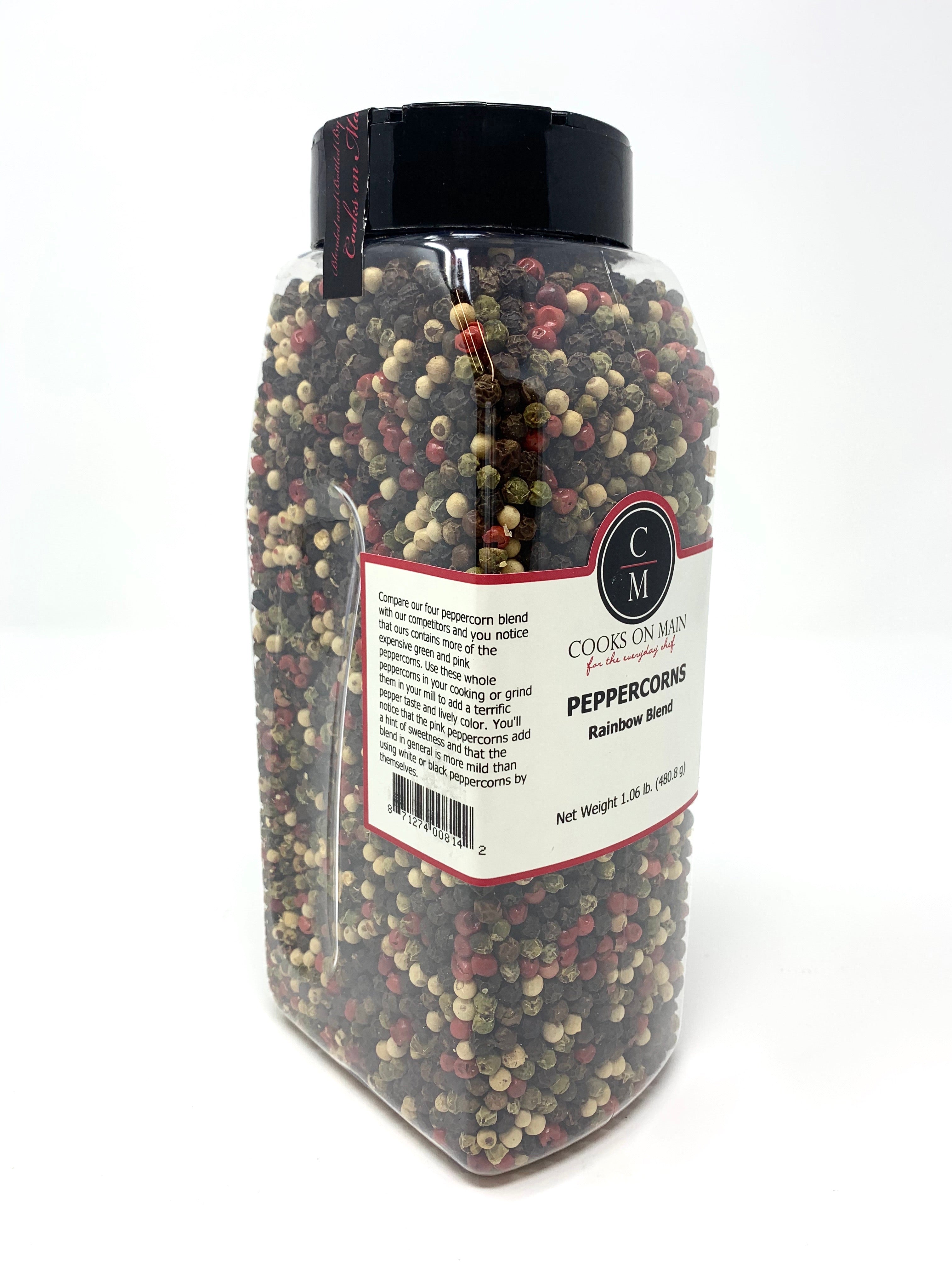 Premium Rainbow Peppercorns Blend - Whole, Large, Gourmet Cooking Spices for Steak, Seafood & Salad - Perfect for Grilling, Seasoning & Gourmet Dishes