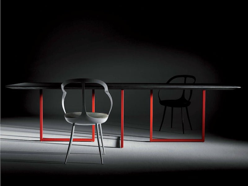 Driade Gazelle Dining Table - Modern & Elegant Glass Top Dining Table for Home & Restaurant Use